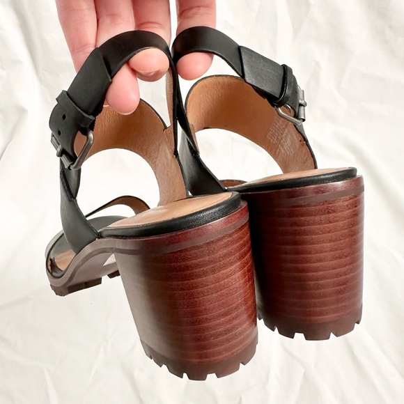Madewell The Kiera Lugsole Sandal Black 9 - Picture 5 of 15